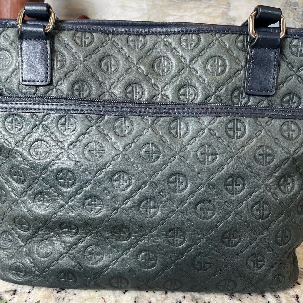 Gianni Bernini Embossed Leather Bag - Picture 2 of 16
